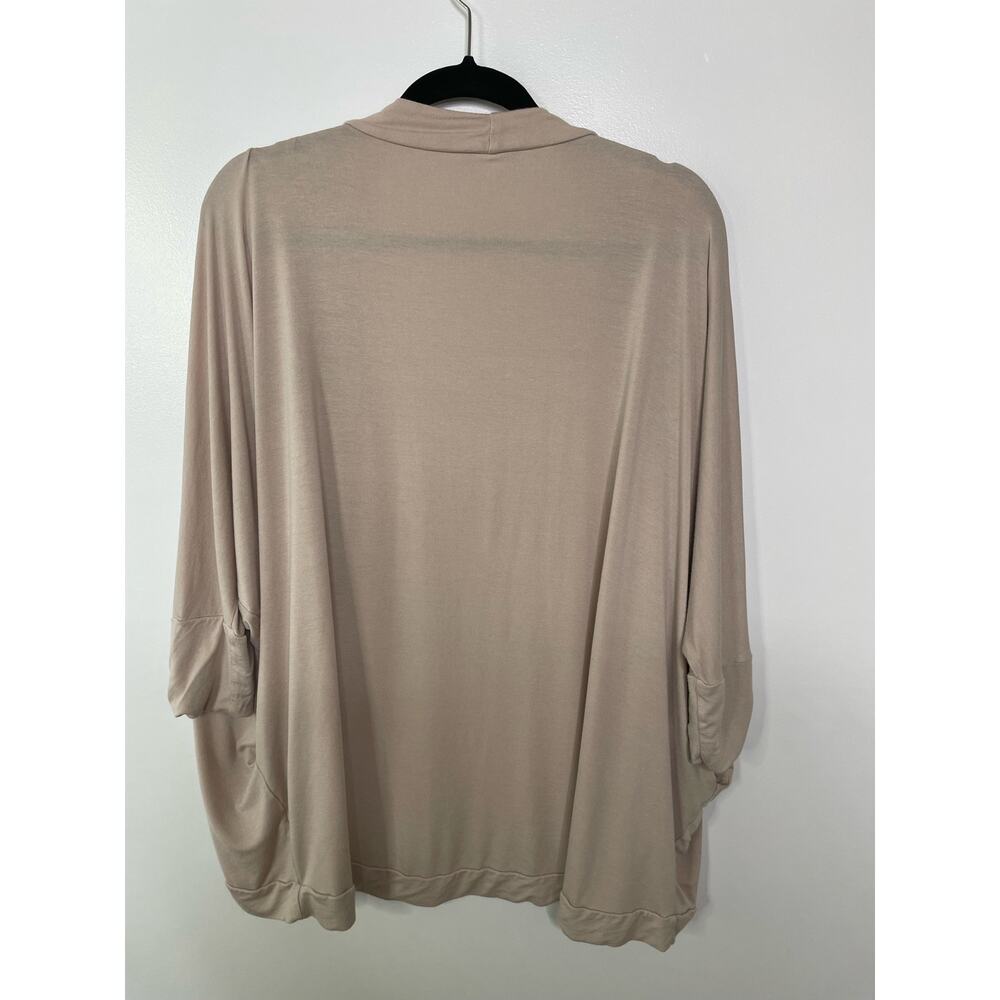 Hope + Grace‎ Sweater Cardigan Open Front Dolman Sleeves Casual Womens Tan Large - Picture 7 of 10
